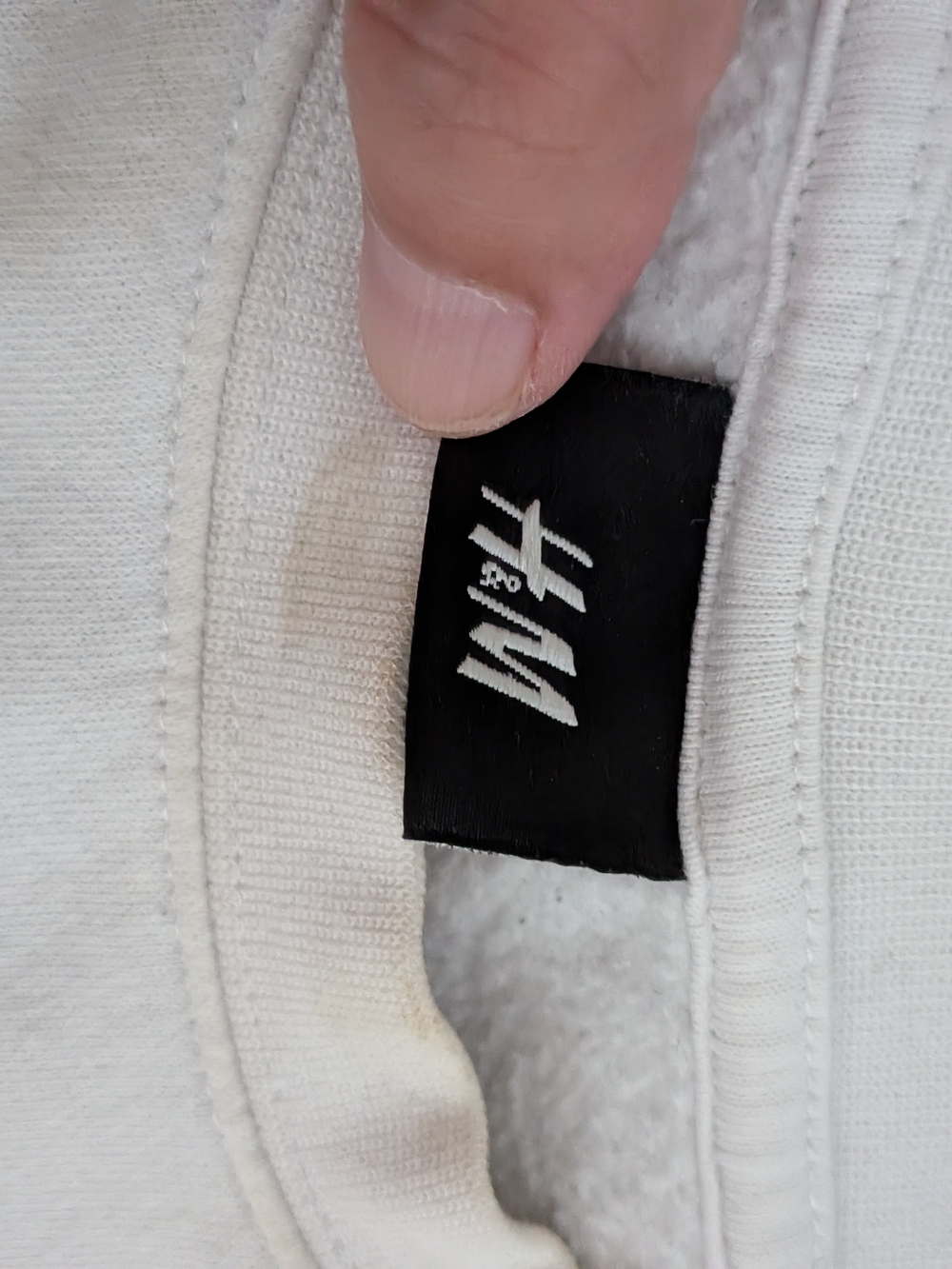 White Bowie Crewneck Sweater - Picture 2 of 7